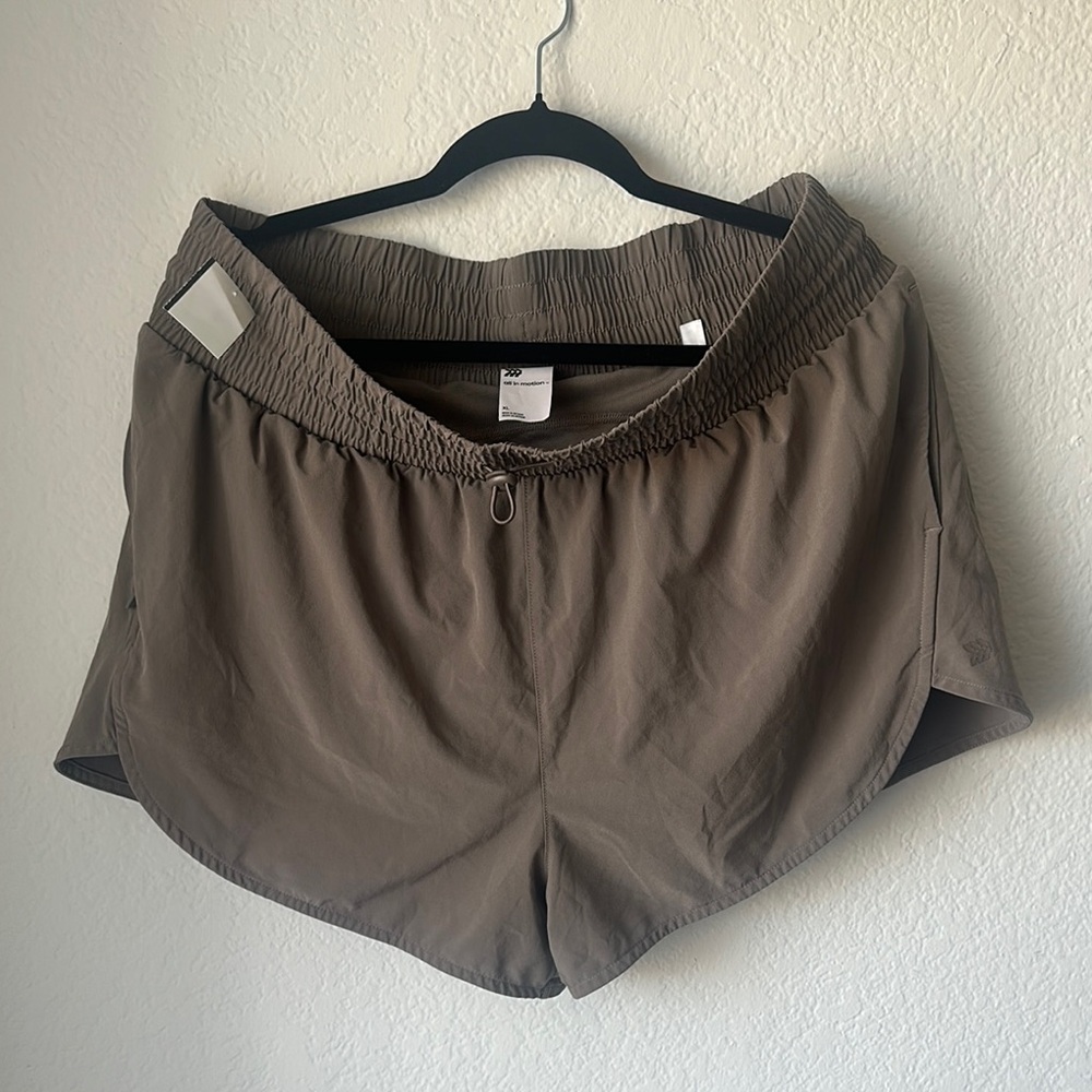 All in Motion Women's Tan Athletic Shorts